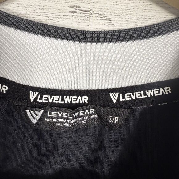 Levelwear Womens Size Small 1/4 Zip Golf Tank Lightweight Black White - Picture 3 of 5